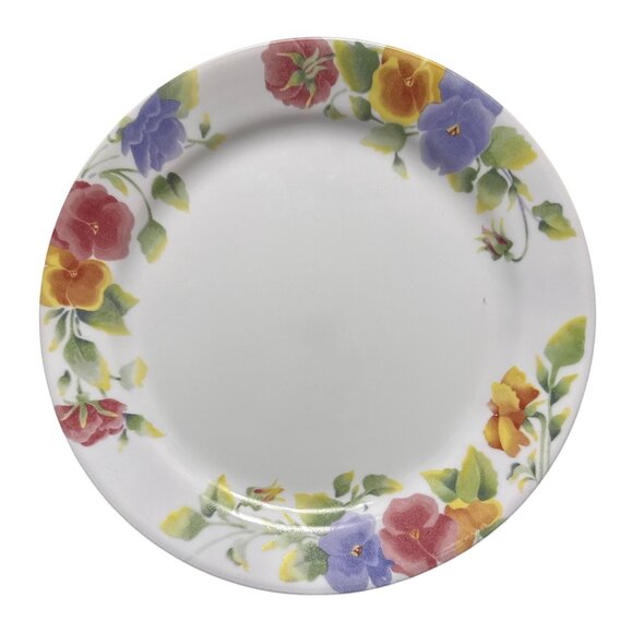 Corelle By Corning Summer Blush Dinner Plates Set Of 5 Microwave Safe Made USA - Picture 1 of 5